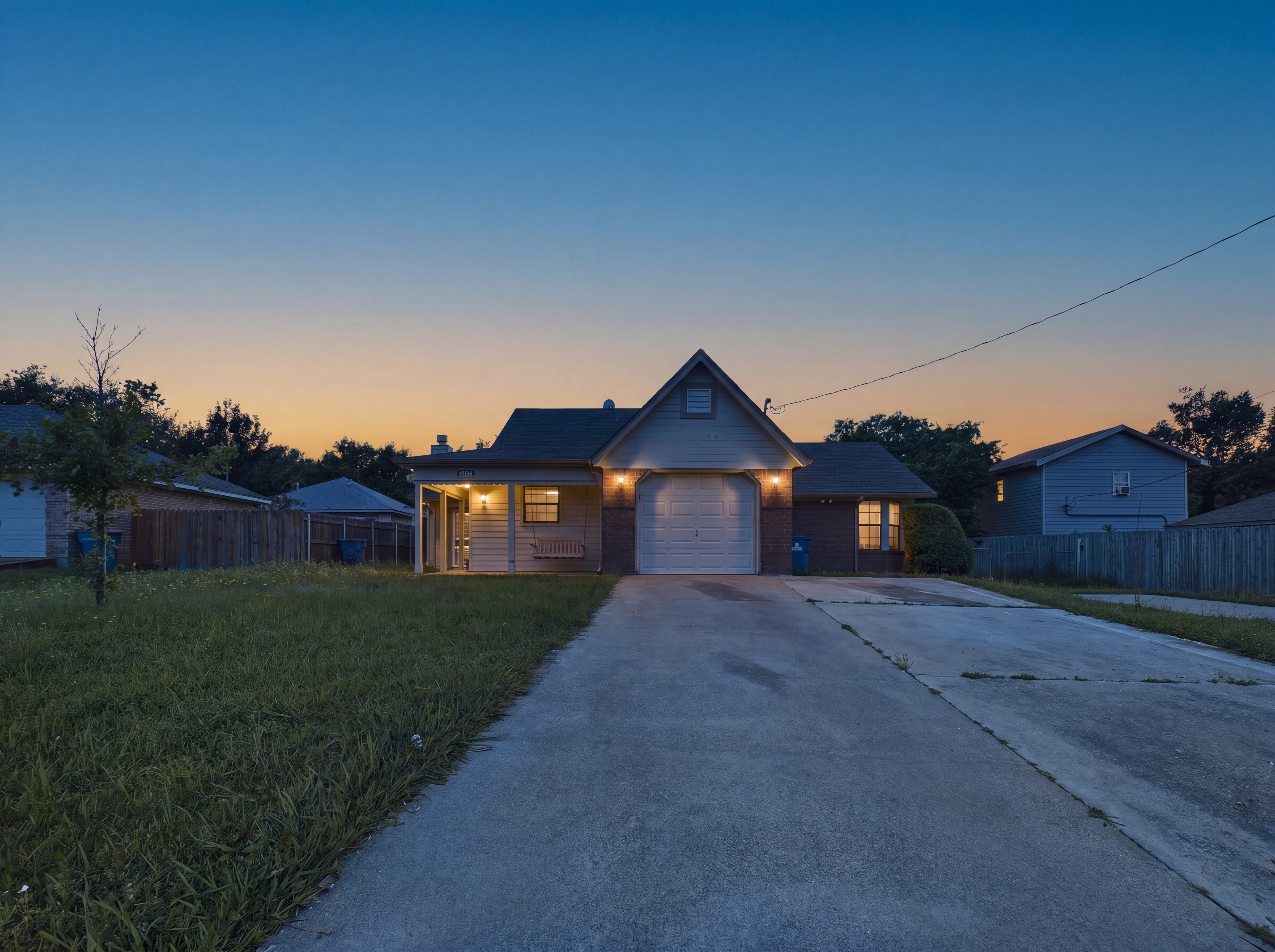 2409 County Road 805b, Cleburne twilight